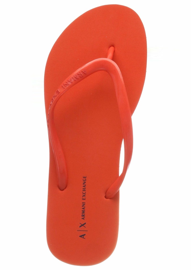 armani exchange flip flops womens