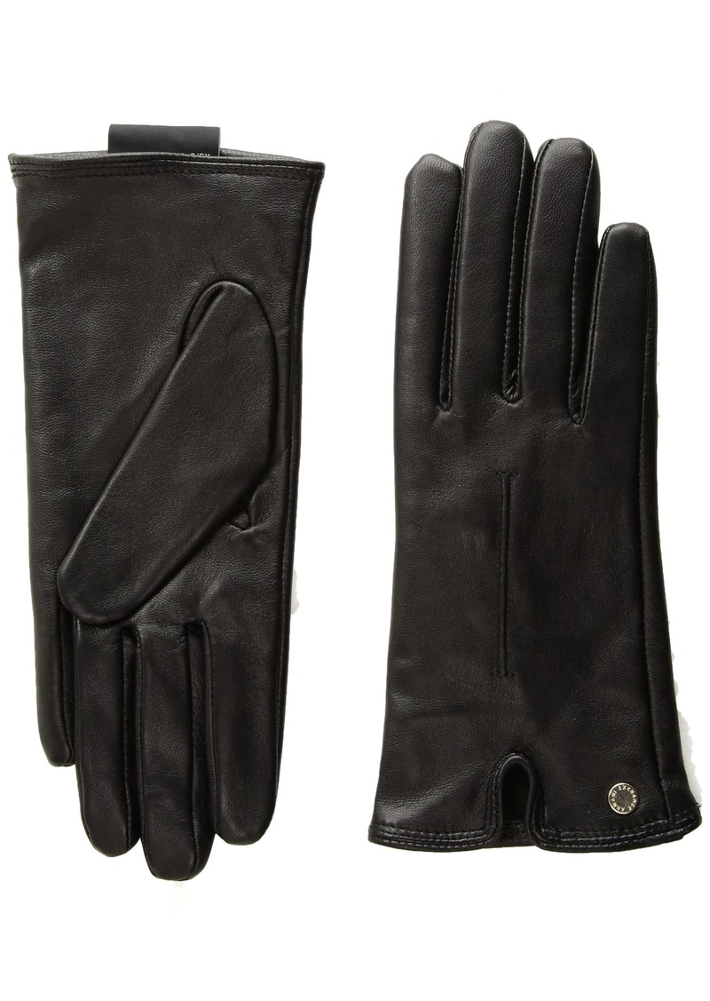 armani exchange leather gloves