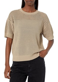 A | X ARMANI EXCHANGE Women's Short Sleeved Knit Top