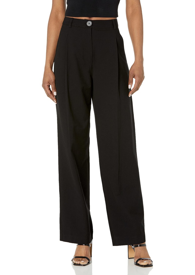 Armani Exchange EMPORIO ARMANI Women's Wide Leg Pleated Pants