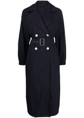 Armani Exchange belted trench coat