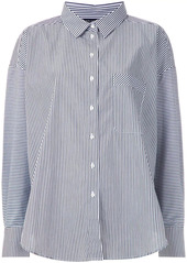 Armani Exchange stripe-print buttoned shirt