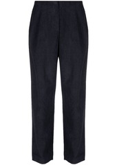 Armani Exchange concealed-front fastening trousers