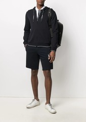 Armani Exchange drawstring zipped hoodie