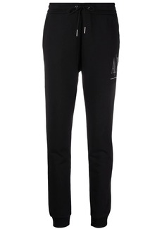 Armani Exchange embellished-logo sweatpants