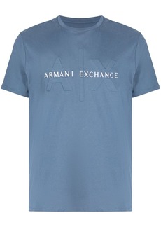 Armani Exchange embossed-logo cotton T-shirt