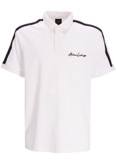 Armani Exchange embroidered-logo cotton polo shirt