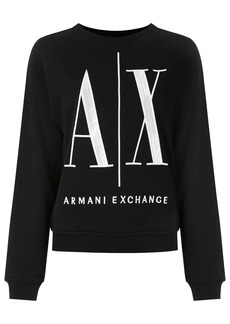 Armani Exchange embroidered-logo sweatshirt