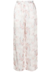 Armani Exchange faded wide-leg trousers