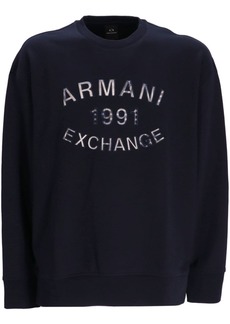 Armani Exchange french-terry cotton sweatshirt