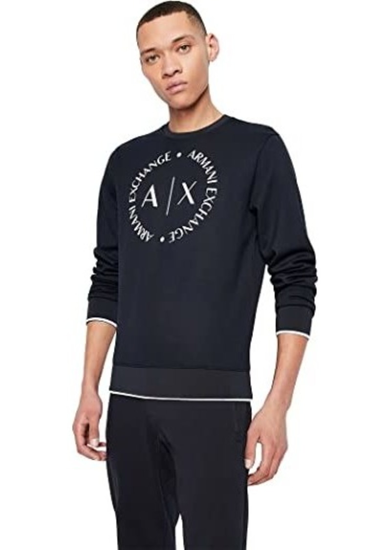 Armani Exchange Front Circle Logo Sweatshirt