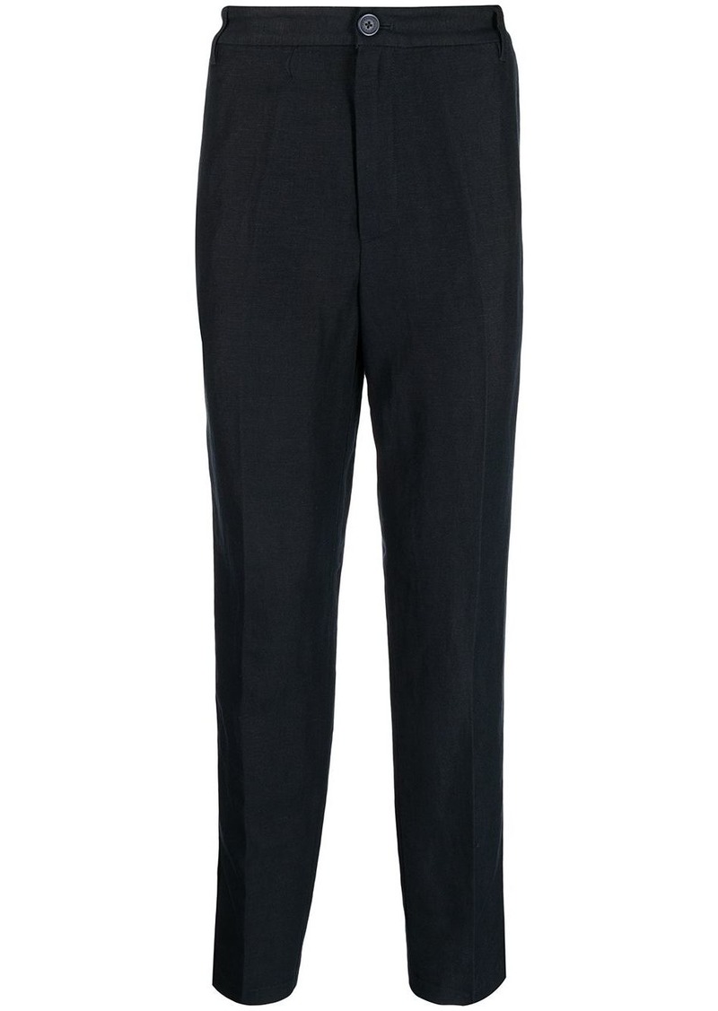 Armani Exchange high-rise tapered trousers