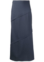 Armani Exchange high waisted tiered slip skirt