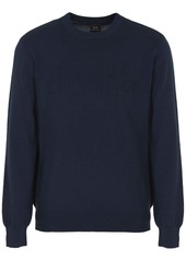 Armani Exchange intarsia-knit logo jumper