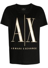 Armani Exchange logo-appliquè short-sleeve T-shirt