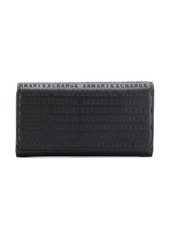 Armani Exchange logo embossed wallet