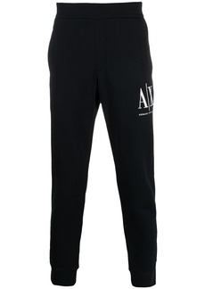 Armani Exchange logo-embroidered track pants