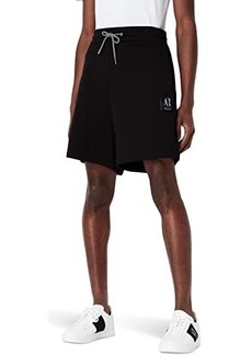 Armani Exchange Logo Patch Drawstring Shorts