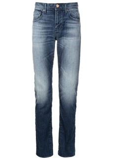 Armani Exchange logo-patch slim-fit jeans