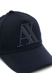 Armani Exchange logo-plaque cap