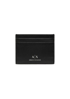 Armani Exchange logo-print cardholder