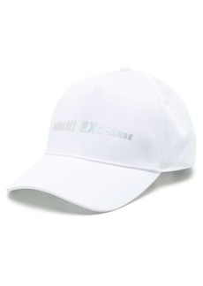 Armani Exchange logo-print curved-peak cap