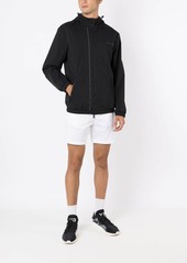 Armani Exchange logo-print hooded jacket