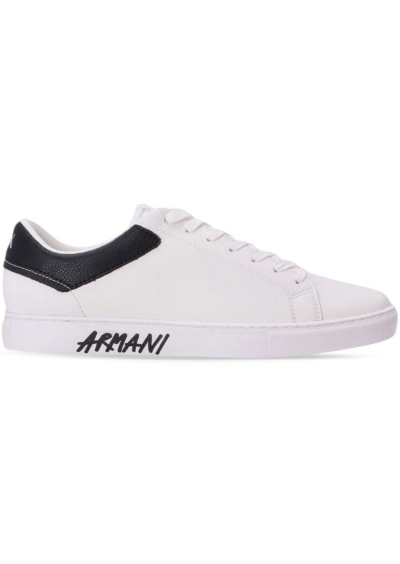 Armani Exchange logo-print low-top sneakers