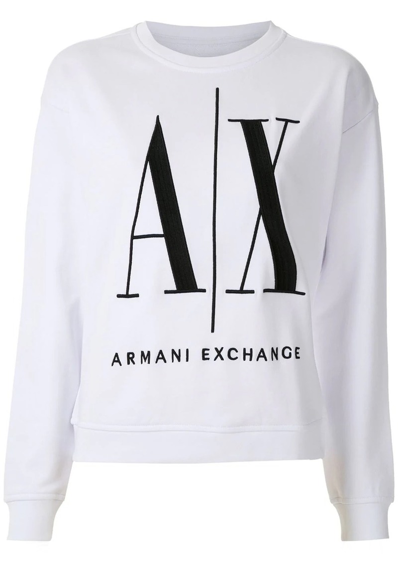 Armani Exchange logo-print sweatshirt