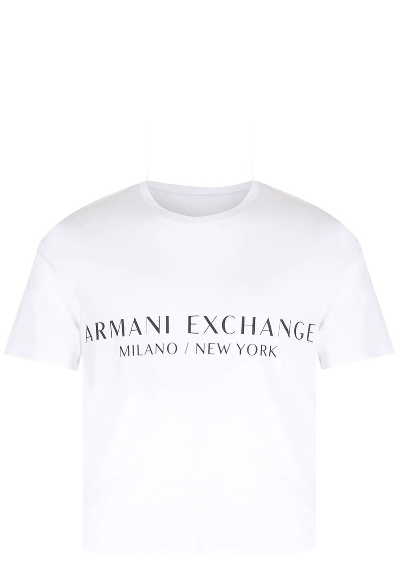 Armani Exchange logo-print T-shirt