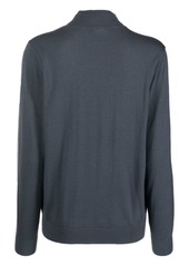 Armani Exchange mock-neck fine-knit jumper