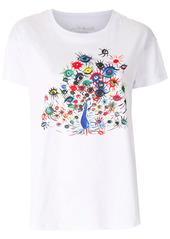 Armani Exchange peacock-eye print t-shirt