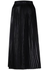 Armani Exchange plissé midi skirt