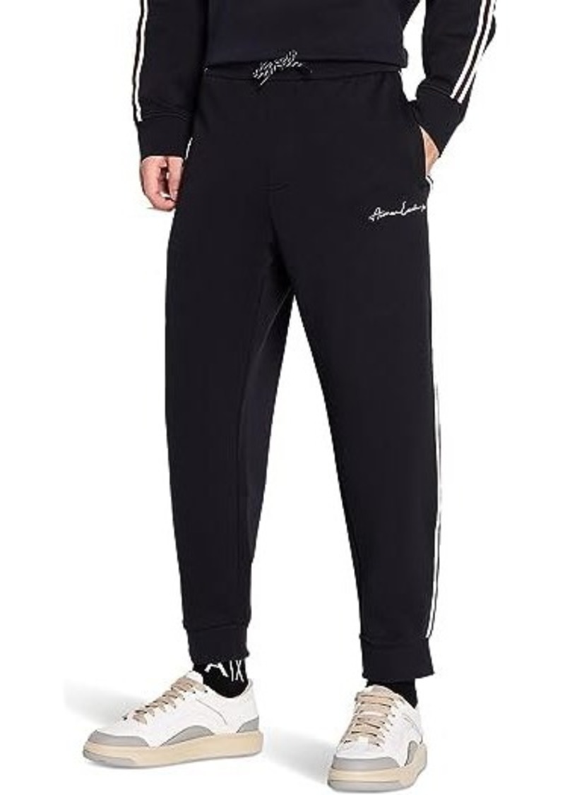 Armani Exchange Script Logo Joggers