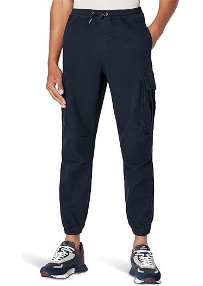 Armani Exchange Structured Cotton Trousers