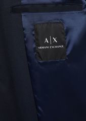 Armani Exchange Wool Blend Stretch Blazer