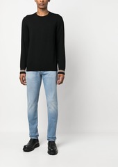 Armani faded-effect straight-leg jeans