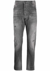 Armani faded slim-fit jeans