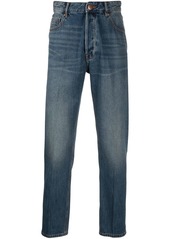 Armani faded straight-leg jeans