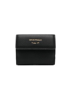 Armani faux-leather tri-fold wallet