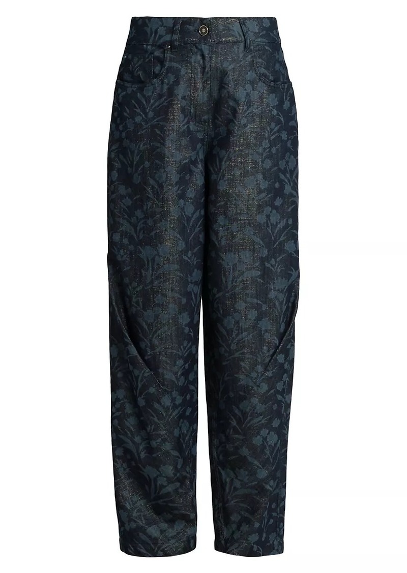 Armani Metallic Denim Pants