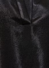 Armani Fluid Textured Lurex V/neck Shirt