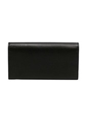 Armani folding logo-stamp wallet