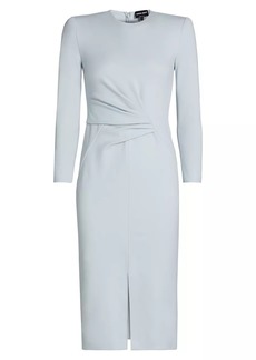 Armani Gathered Jersey Dress