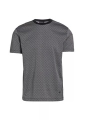 Armani Geometric-Patterned Short-Sleeve T-Shirt