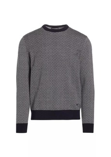 Armani Geometric Wool Sweater