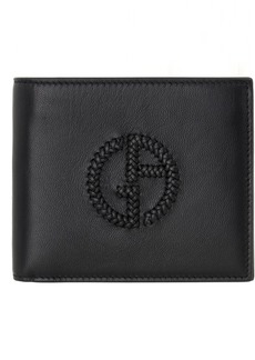 Giorgio Armani Black Logo Wallet