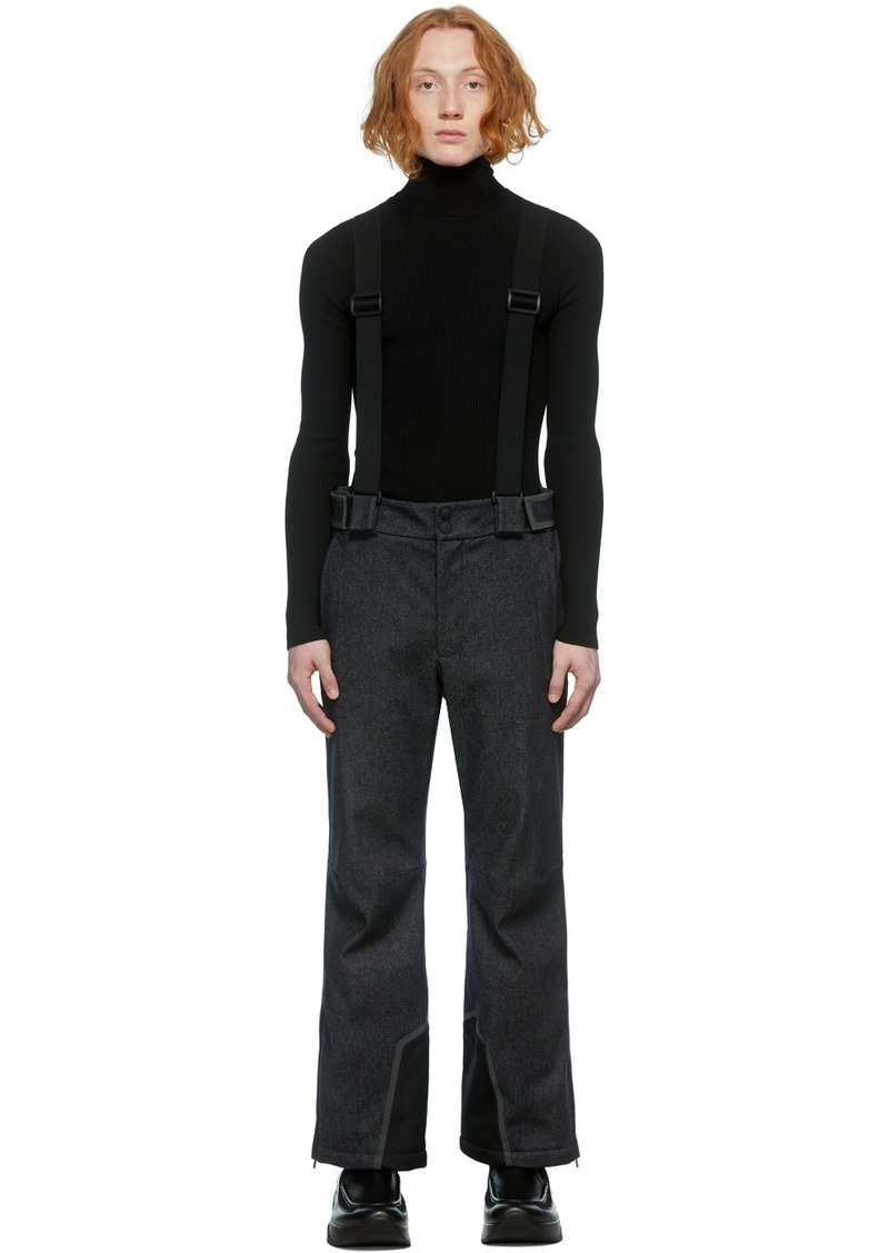 Giorgio Armani Black Neve Ski Salopettes Trousers