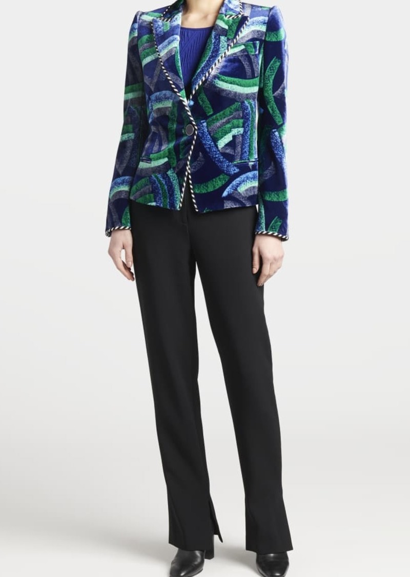 Giorgio Armani Geometry Velvet Jacket