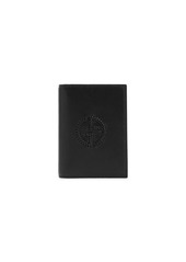 GIORGIO ARMANI  LAMB LEATHER PASSPORT HOLDER SMALLLEATHERGOODS